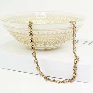 J. Crew Gold-Toned Crystal Dot Martha Choker
